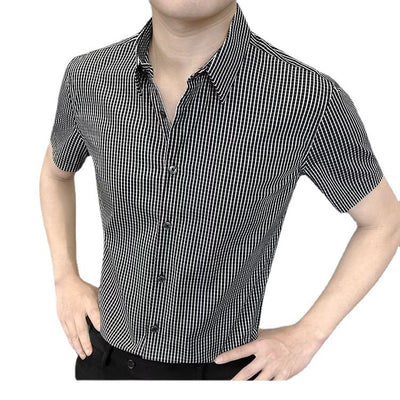 Camisa Cuadros Minimalista para Hombre - Estilo Moderno - Image 5