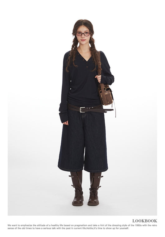 Blusa Elegante de Manga Larga con Cuello en V y Cintura Ajustada - Image 12