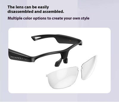 Gafas Inteligentes Deportivas con Espejo Desmontable y Llamadas por IA - Image 18