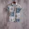 Camisa Estampada Artística para Hombre - Manga Corta