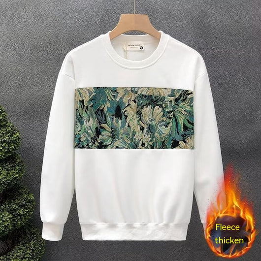 Sudadera Cuello Redondo para Hombre - Comodidad Clásica - Image 3