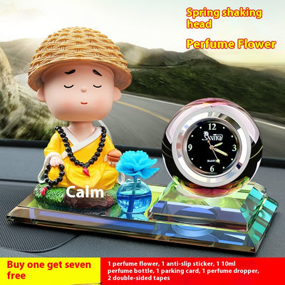 Adorno Perfumado para Auto con Cabeza Móvil y Cristal Tallado - Image 19