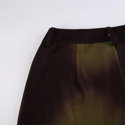 Pantalones Casuales con Estampado Degradado Arcoíris para Mujer - Image 20