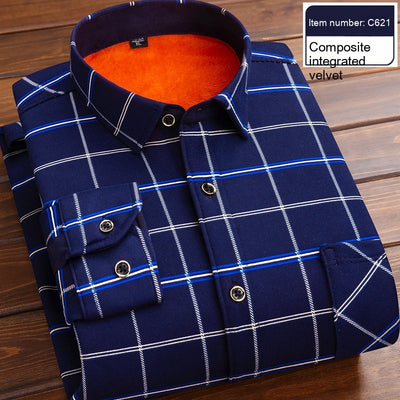 Camisa Térmica Acolchada a Cuadros para Hombre - Image 6