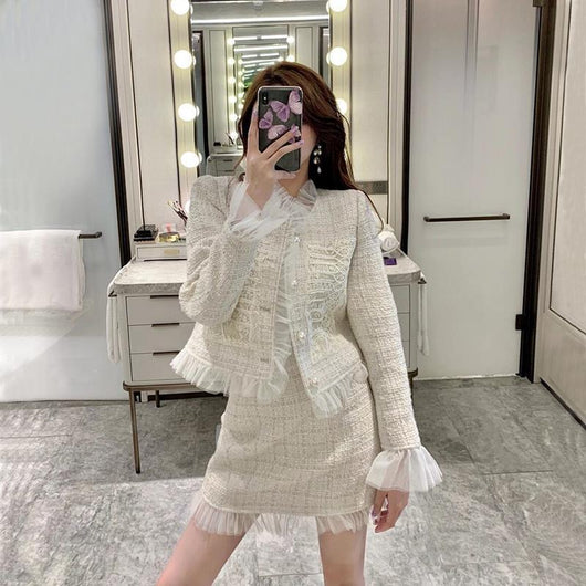 Conjunto de Dos Piezas Casual Estilo Occidental con Detalles de Trabajo - Image 6