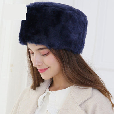 Gorro de Piel de Conejo Elegante para Invierno - Estilo Europeo y Americano - Image 10