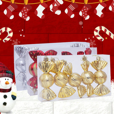 Set de 5 Adornos Navideños Galvanizados con Efecto Espejo - Caja de Regalo - Image 5
