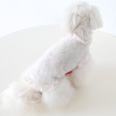 Chaleco de Encaje Antiestático para Mascotas - Ropa Elegante para Perros y Gatos - Image 17