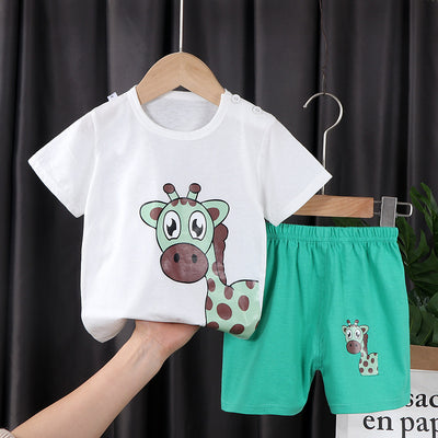 Conjunto de Dos Piezas en Algodón con Mangas Cortas para Niños y Niñas - Image 10