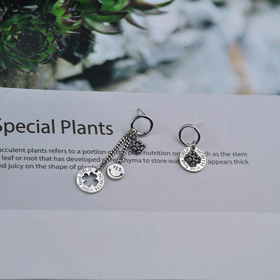 Aretes Geométricos de Plata S925 para Mujer con Etiqueta - Image 7