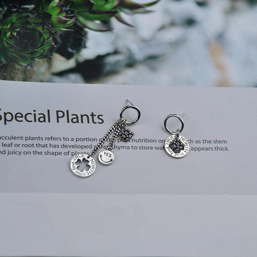 Aretes Geométricos de Plata S925 para Mujer con Etiqueta - Image 7