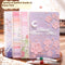 Cuaderno de Espiral A5 con Diseño Paisaje Óleo - Libreta de Notas Gruesa con Líneas