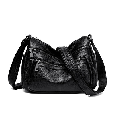Bolso Mensajero de Cuero Genuino Primera Capa - Estilo Profesional - Image 6
