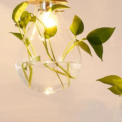 Lámpara Acuario de Cristal para Sala - Decoración Moderna con Plantas Acuáticas - Image 17