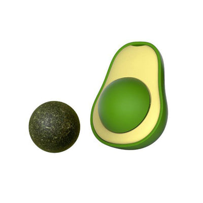 Juguete Interactivo de Aguacate con Catnip para Limpieza Dental Felina - Image 6
