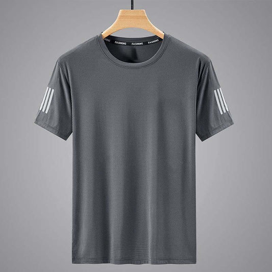 Playera Deportiva Hombre Cuello Redondo Colores Sólidos - Comodidad y Estilo