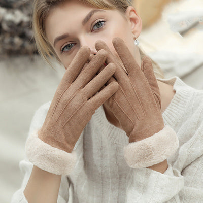 Guantes Térmicos para Esquí con Pantalla Táctil - Ante Cálido Invierno - Image 31