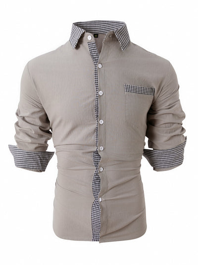 Camisa Casual de Manga Larga para Hombre - Image 7