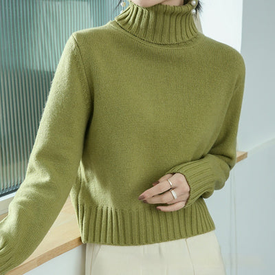 Suéter Lana Cuello Alto Slim Fit Mujer - Base Layer Premium - Image 8