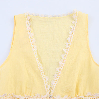 Blusa Elegante con Ribete de Encaje para Mujer - Image 2