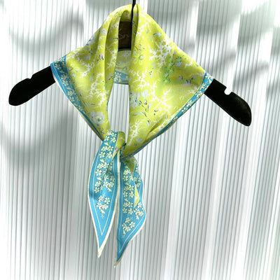 Pañuelo de Seda Crepe Estampado Diamante - Image 65