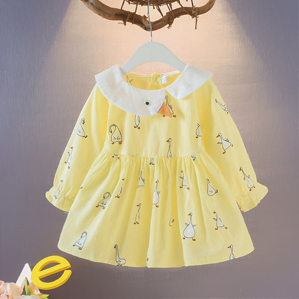 Vestido Infantil Estilo Vaquero para Niñas