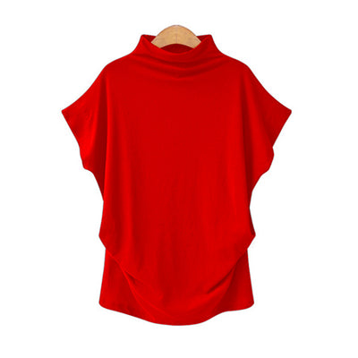 Blusa Cuello Alto con Mangas Murciélago - Image 18