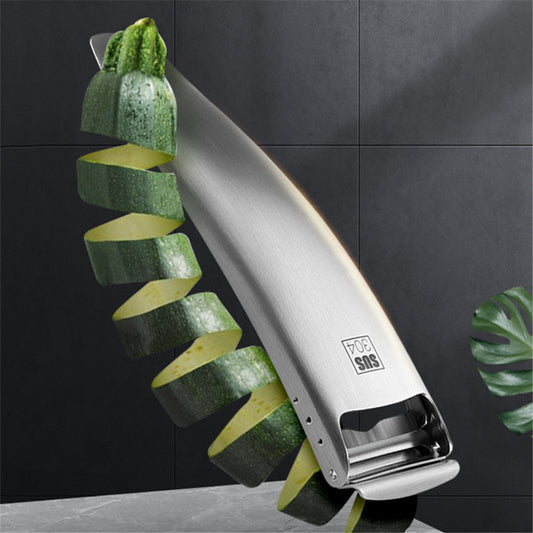 Pelador Multiusos de Acero Inoxidable 304 - Rallador y Cuchillo Descascador para Frutas y Verduras