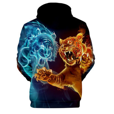 Sudadera Hombre Estampado Tigre Creativo Animal Style - Image 13