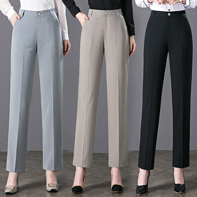 Pantalón Recto Talle Alto Mujer - Corte Holgado y Cómodo - Image 13