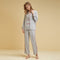 Pijama Largo de Seda Hielo Premium - Conjunto Elegante y Transpirable