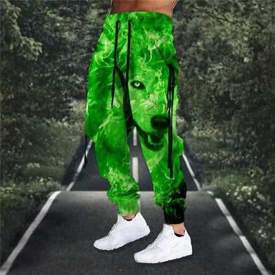 Pantalones Harem Deportivos con Cintura Elástica y Estampado Animal 3D - Image 15