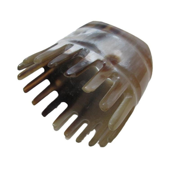 Peine Masajeador de Cuerno para Cabello y Cuero Cabelludo
