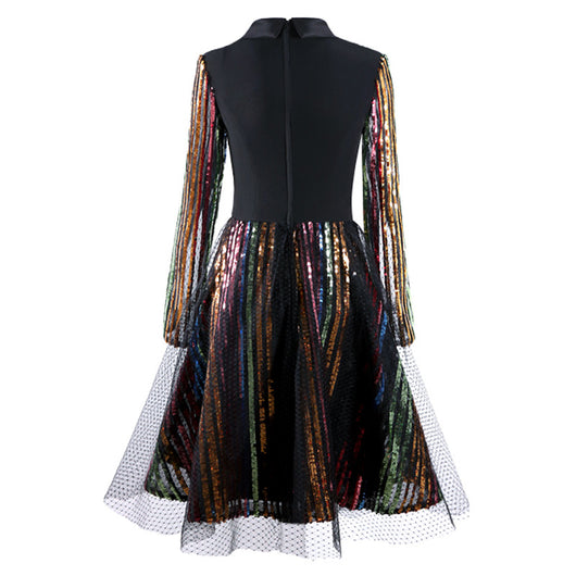 Vestido Largo de Lentejuelas para Mujer en Poliéster - Image 4