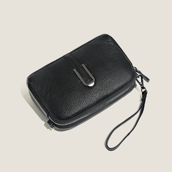 Bolsa Bandolera Minimalista de Cuero Premium