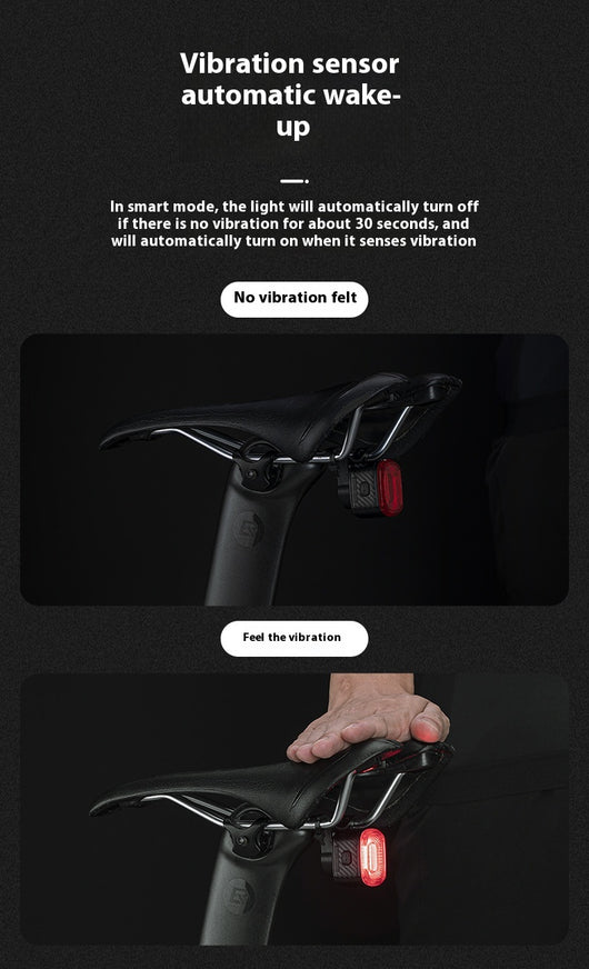 Luz Trasera Inteligente para Bicicleta con Sensor de Frenado Automático - Image 16