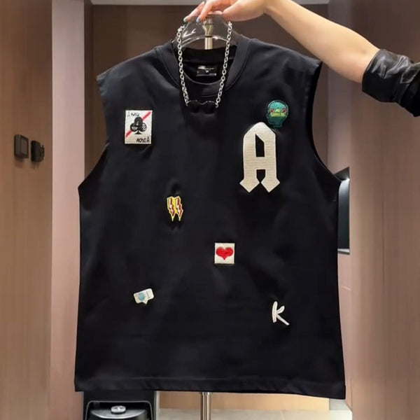 Chaleco Playero Estampado con Diseños Animados para Hombre