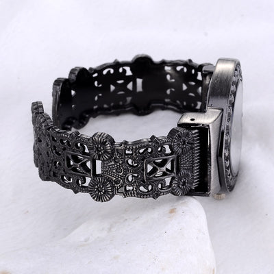 Reloj de Pulsera de Cuarzo para Niña con Corazón Melocotón y Diamantes Completos - Image 7