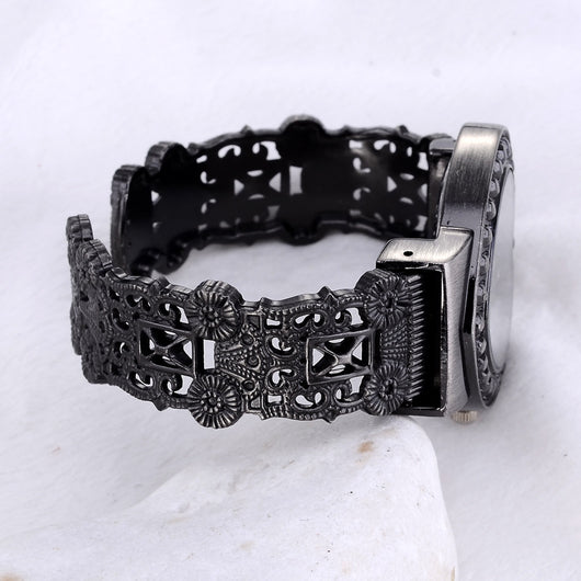 Reloj de Pulsera de Cuarzo para Niña con Corazón Melocotón y Diamantes Completos - Image 7