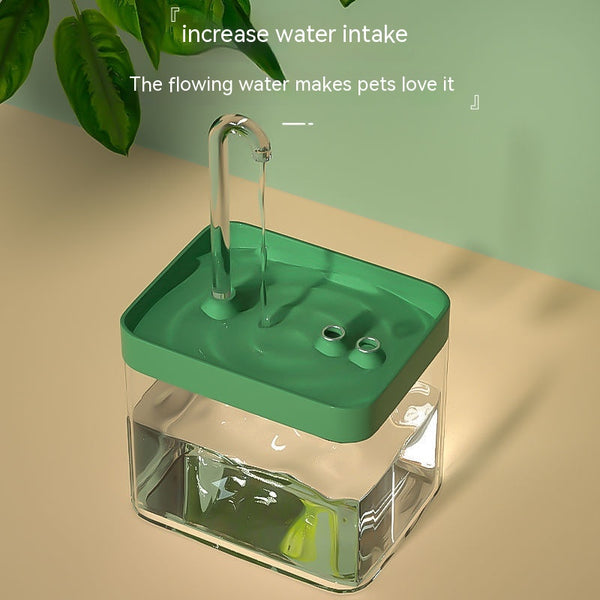 Fuente de Agua Automática Silenciosa para Gatos con Circulación Continua