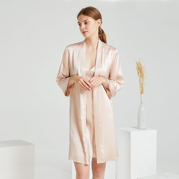 Conjunto de Pijama Camisola Dos Piezas Cómodo y Elegante