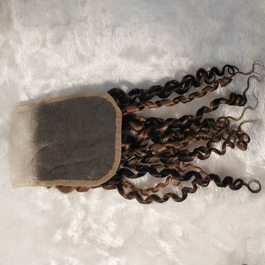 Bloque de Color para Cabello Brasileño con Encaje - Image 4