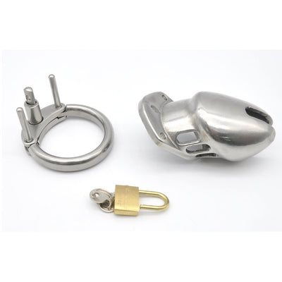 Candado de Castidad Acero Inoxidable para Hombre - Versión Exportación - Image 3