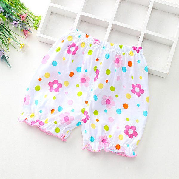 Bloomers de Algodón Fino con Encaje para Niñas - Colección Verano