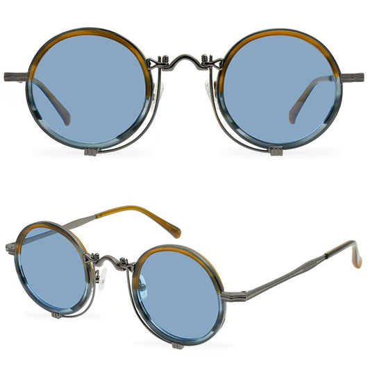 Gafas de Sol Polarizadas Retro Circulares Estilo República