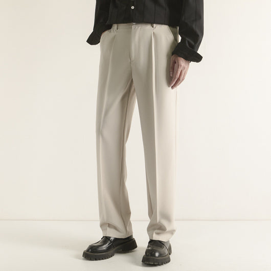 Pantalón de Traje Recto Casual Holgado para Hombre - Image 3