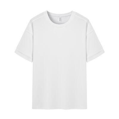 Camiseta Manga Corta Textura Waffle para Hombre - Image 7