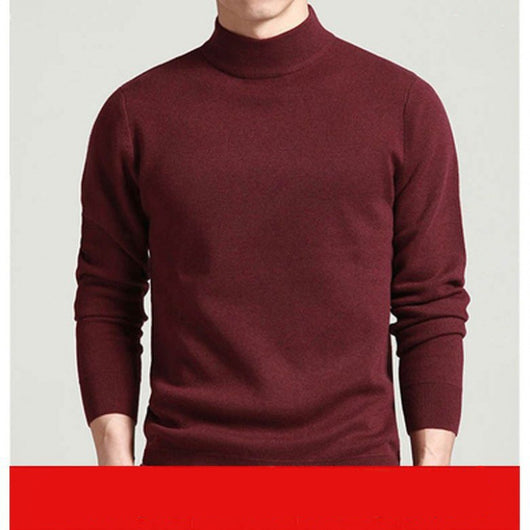 Suéter Coreano Slim Fit Cuello Medio Grueso para Jóvenes - Image 4