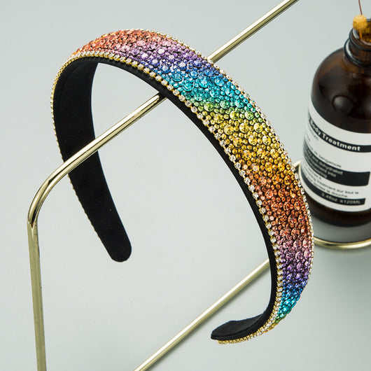 Diadema Deportiva Diamantes Coloridos Antideslizante para Mujer - Image 19
