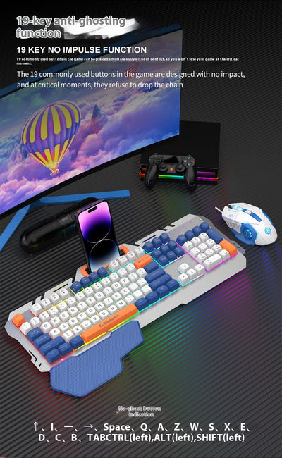 Kit Gamer Coordinado: Teclado, Mouse y Mousepad a Juego - Image 23